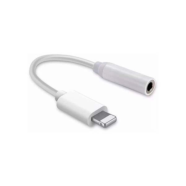 Cabo Adaptador P2 P/ Lightning Para Fones de Ouvido