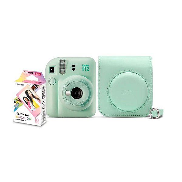 Câmera Fujifilm Instax Mini 12 Com Bolsa E Filme Colorido