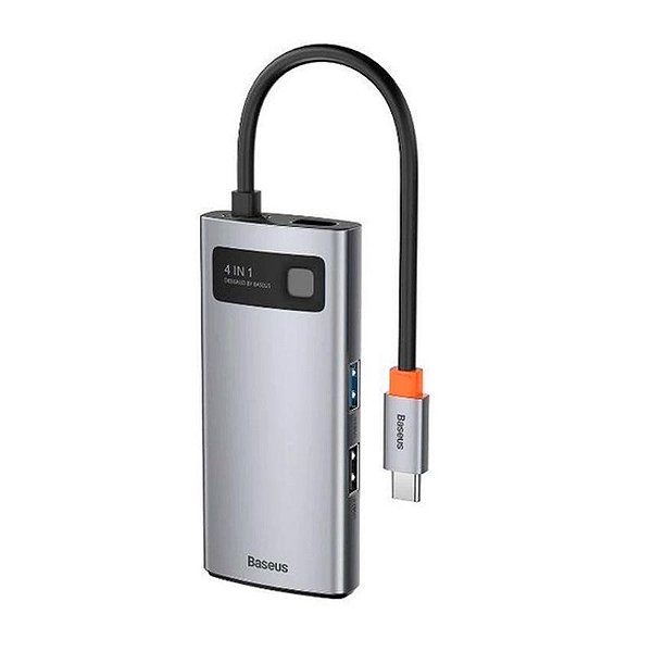 Hub Usb-c Baseus 4 Em 1 Dockstation Hdmi 4k Thunderbolt 3.0