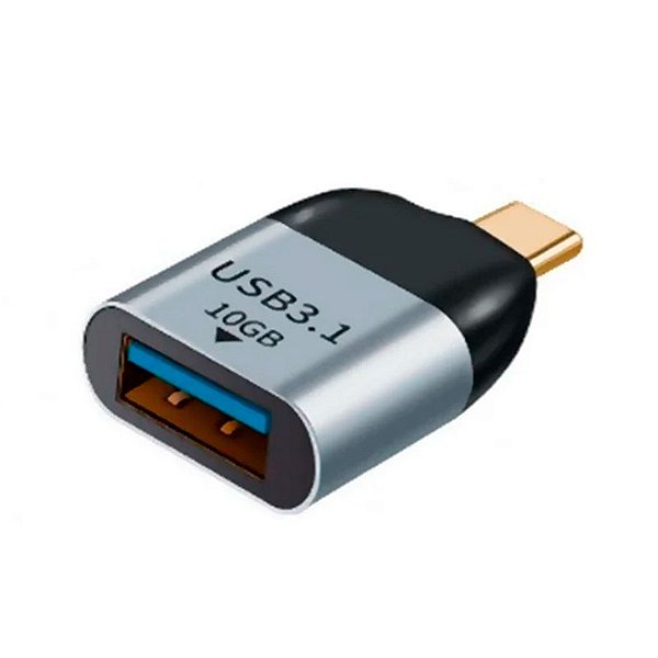 Adaptador Com Entrada USB 3.1 Com Saída USB C