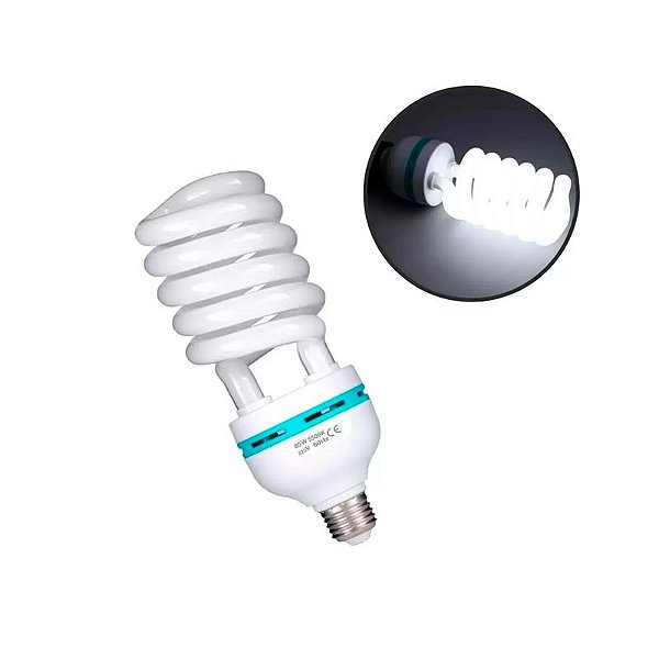 Lâmpada Fluorescente 150w - 5500k Estúdio Fotográfico 220v