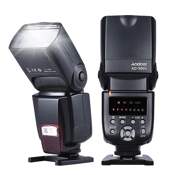 Flash Speedlite Andoer AD-560 II Câmera DSLR Universal