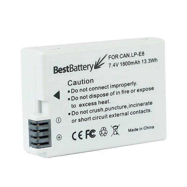 Bateria Para Camera Canon LP-E8 BestBattery T2i T3i T4i T5i