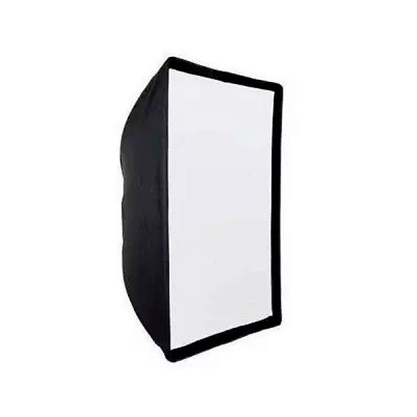 Sombrinha softbox 60x90 cm universal flash e luz continua