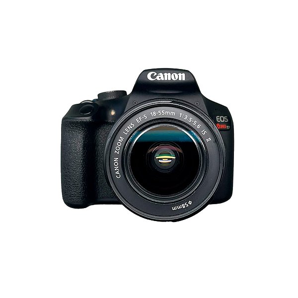 Câmera Canon T7+ Lente 18-55mm Seminova