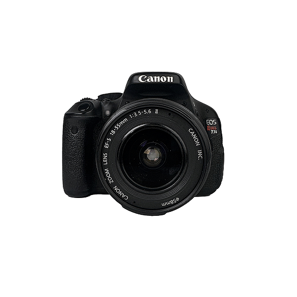 Câmera Canon T3i + Lente Seminova Canon EF-S 18-55mm ii