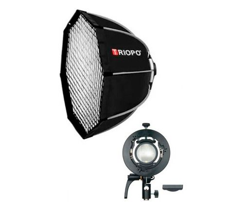 Softbox Octabox Bowens 120cm + Adaptador Para Flash V1 Ad300