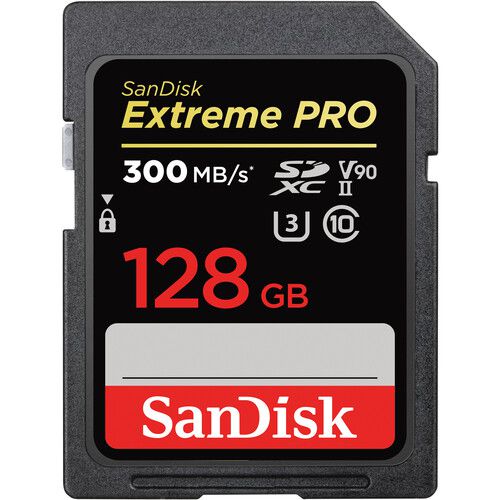 Cartão de Memória SDXC Sandisk 128gb Extreme Pro V90 200Mbs