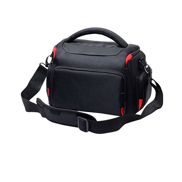 Bolsa Para Câmera Reforçada com capa de chuva 24x13x17cm