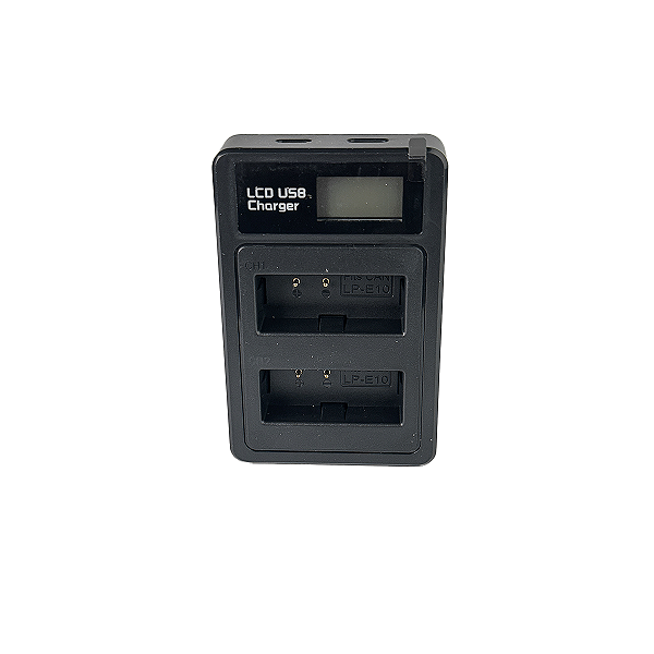 Carregador Duplo Mamen Lp-e10 Usb Canon T2 T3 T4 T5 T6 T7
