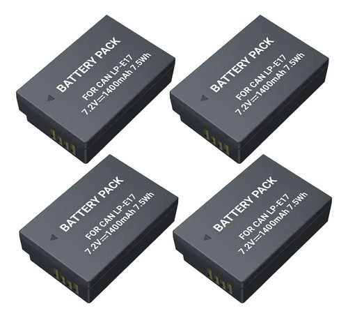 Kit 4 Bateria Mamen Lp-e17 T6s T6i T7i Sl2 Sl3 M3 M5 M6