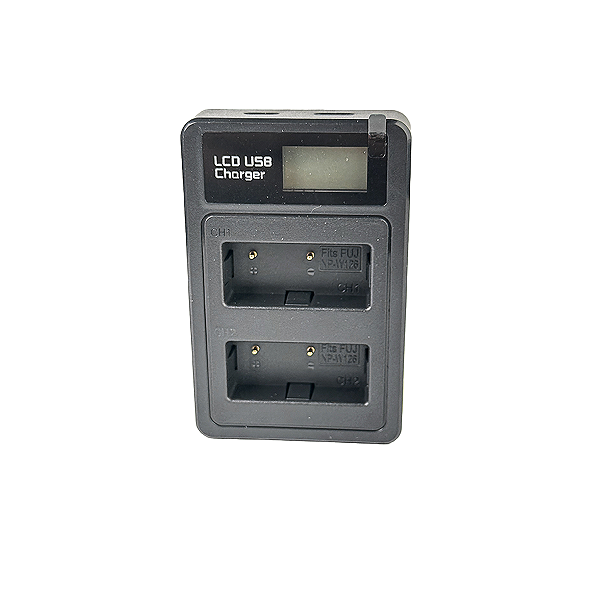 Carregador Duplo Bateria Mamen Np-w126 Fujifilm X-t3 X-t2 X-t1