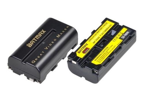 Kit 2 Bat Np-f550 F570 Batmax 2600mah Para Monitor, Led