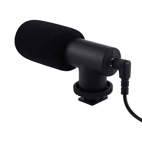 Microfone Direcional Condensador Para Câmeras DSLR