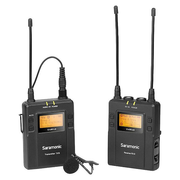 Microfone Lapela Sem Fio Saramonic UwMic9 com NFe