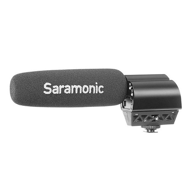 Microfone Direcional Condensador Para Câmeras Saramonic Vmic