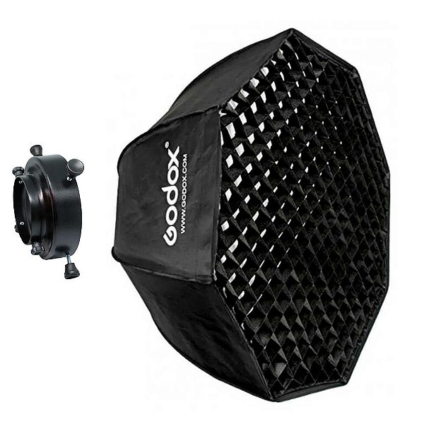 Softbox Octabox Bowens 120cm Godox + Adaptador Universal