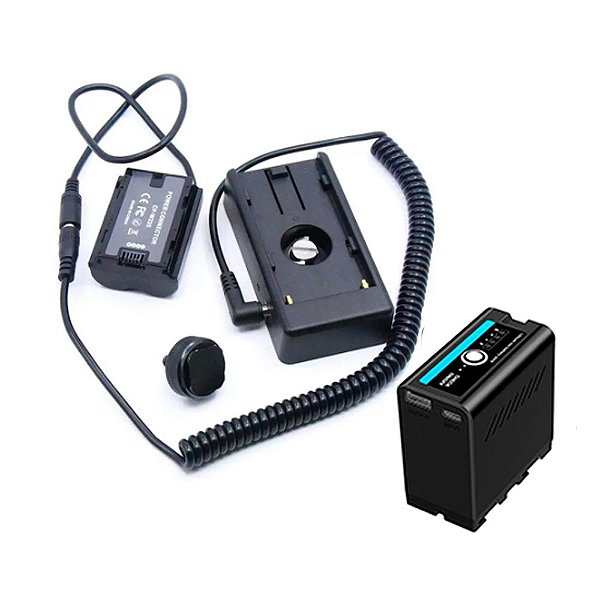 Adaptador F970 Para NP-W235 Fujifilm XT4 X-H2S + Bateria F970c