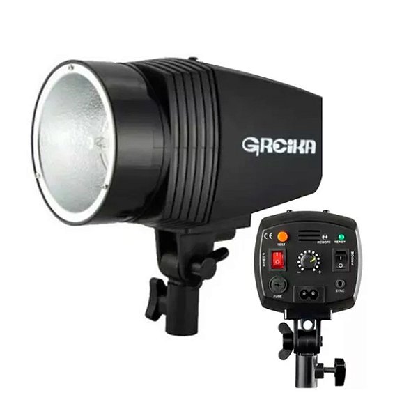 Flash Tocha Mini Para Estúdio Greika K150a Godox 110v 150w