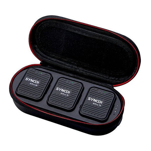 Microfone lapela Sem Fio Duplo Synco G1A2 Pro Câmeras