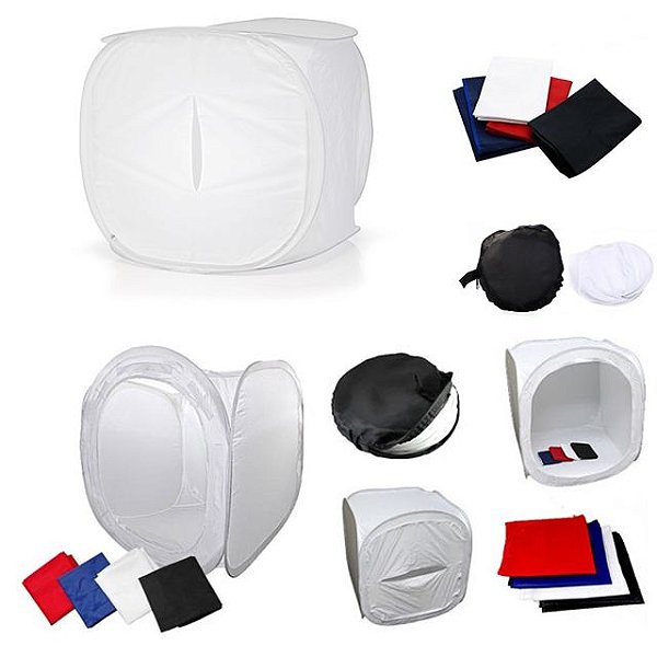 Mini estudio Tenda Difusora C/ 4 Fundos 60x60  Ci-60  Greika