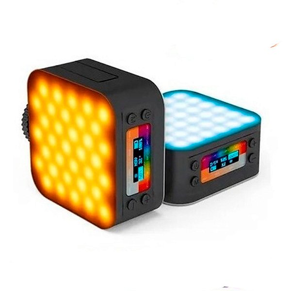 2 Iluminadores Led Mamen D02 Double Side Rgb Bi-color 2500-9