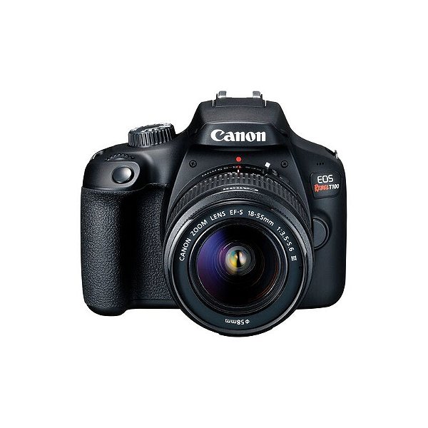 Câmera Canon EOS Rebel Kit T100 + Lente 18-55mm III