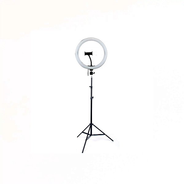 Ring Light Greika Cl-12 Com 1 Suporte Para Celular Com tripe
