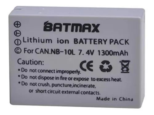 Nb-10l Bat.eria Batmax P/ Canon Sx40hs Sx50 Sx60
