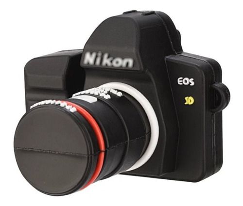 Pen Drive Fotógrafo Formato De Câmera Nikon 16gb - Preto