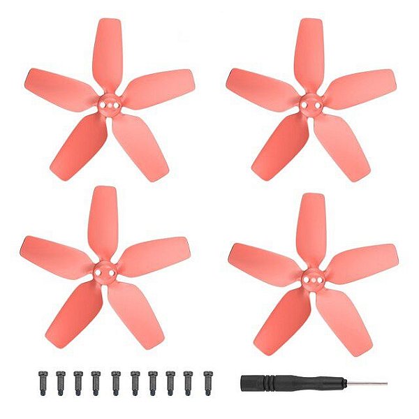 Hélices Para Drone Dji Avata Completo Com Chave Vermelho