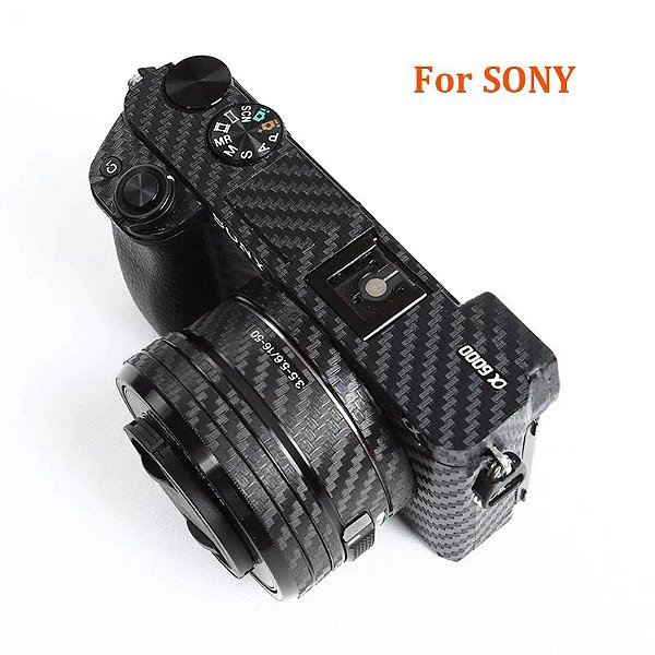 Kit Skin Adesiva Proteção Corpo Para Sony A6300 + 16-50mm