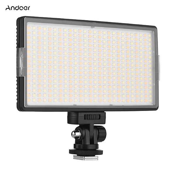 Painel De Led Andoer Super Slim 3200k-5600k - 416 LEDs