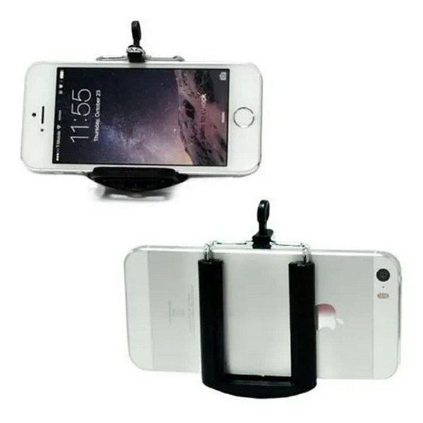 Suporte Celular E Smartphone Com Rosca Para Tripe E Monopod