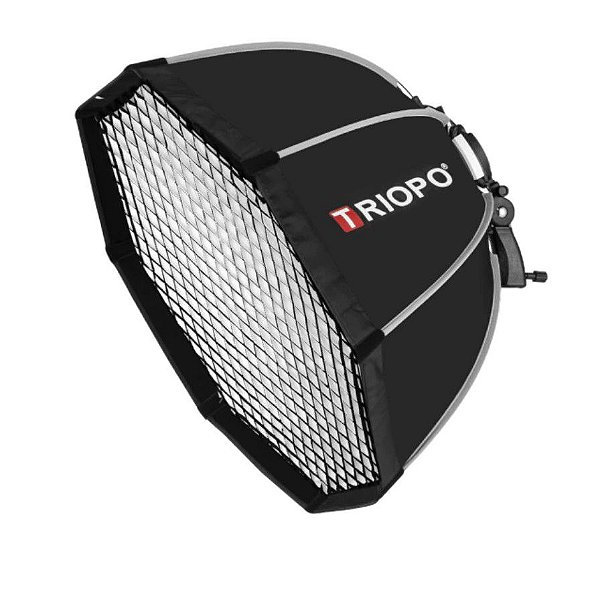 Softbox Octabox Triopo Tipo Flash Speedlite 90cm + Com Grid
