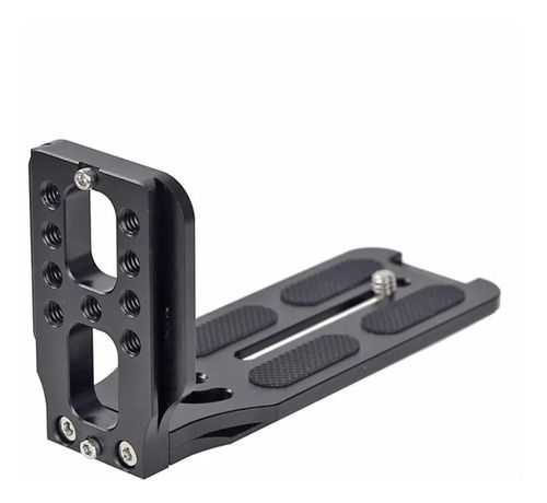 Plate Para Tripé Câmera Na Vertical L Suporte Liga Alumínio