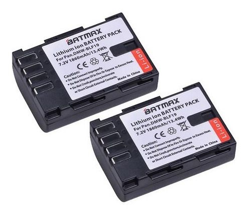Kit 2 Baterias Dmw-blf19e Para Pana Lumix Dmc Gh3 Gh4 Gh5