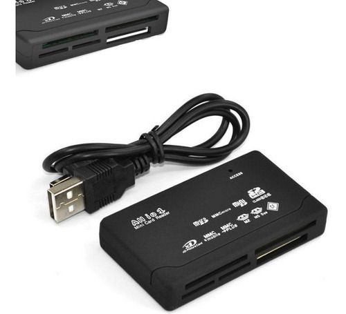 Leitor De Cartão De Memória 26 Em 1 Usb 2.0 Para Cf Xd Sd Ms