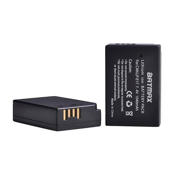 2 Baterias Batmax LP-E17 Para Canon Rp T6i T7i Sl2 Sl3 M3 M5 M6