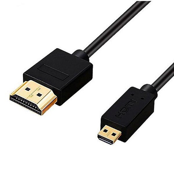 Cabo Micro Hdmi X Hdmi 5m Para Câmeras Sony - Alta Qualidade