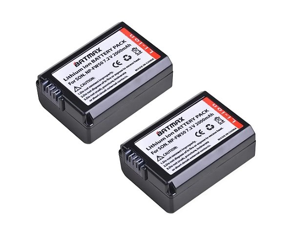 2 Baterias NP-FW50 Para Sony A6000 A6300 A6500 A7s A7s2