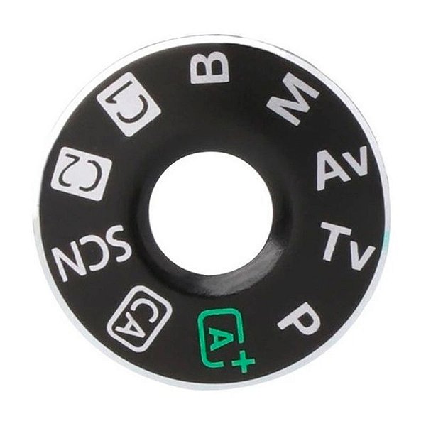 Disco Adesivo Do Seletor Dial Câmera Canon 60d