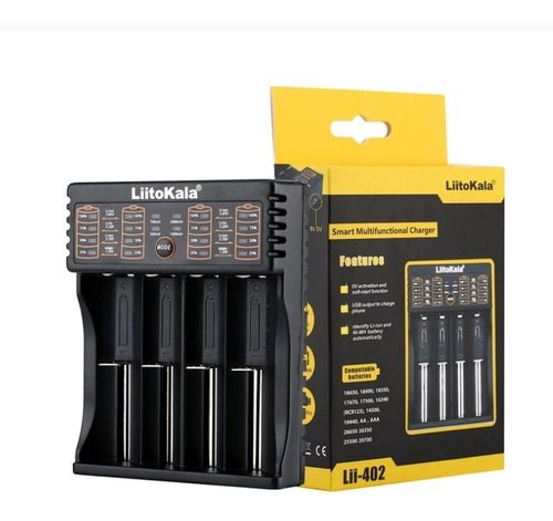 Carregador De Pilhas Inteligente Liitokala 402