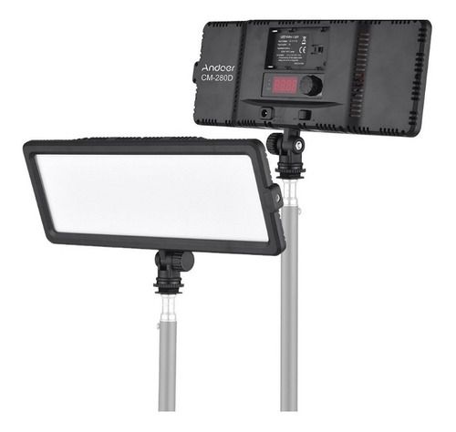 Painel De Led Andoer Cm-280d Super Slim 3200k-5600k