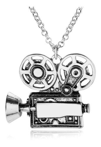 Colar De Câmera Filmadora Vintage Com Pingente De Filme