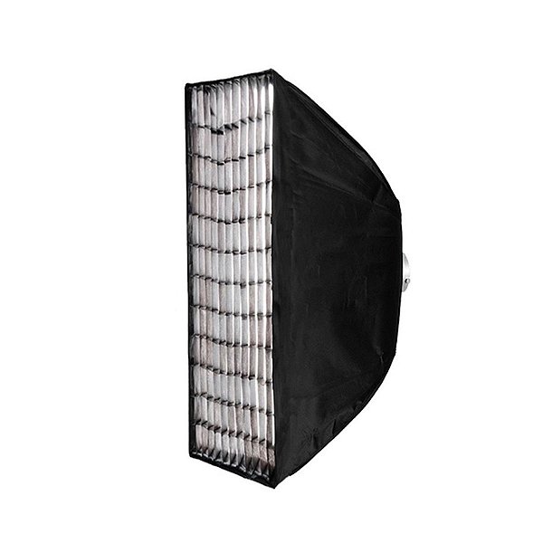 Softbox 60x90Cm Bowens Com Grid para Tocha e LED - PRODER