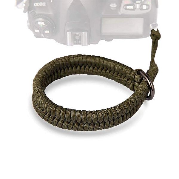 Alça De Punho Trançado Para Câmera E Filmadora