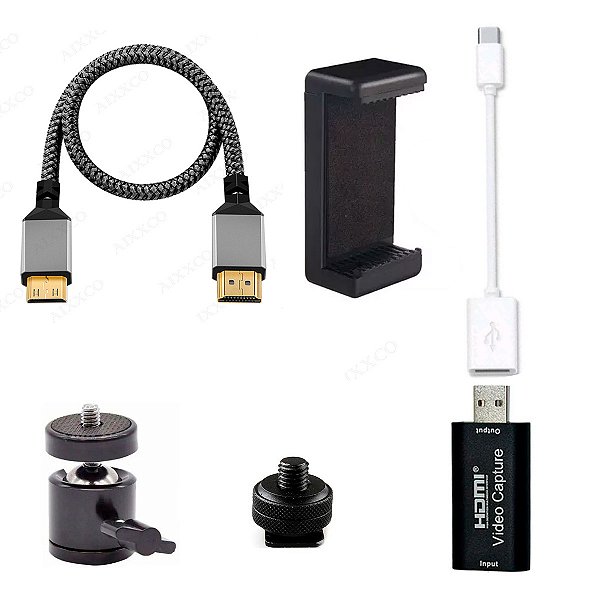 Kit Transforme Celular Android em Monitor Externo P/ Canon
