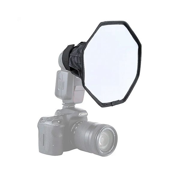 Softbox Octabox 20cm para Flash SpeedLight Universal + Bolsa