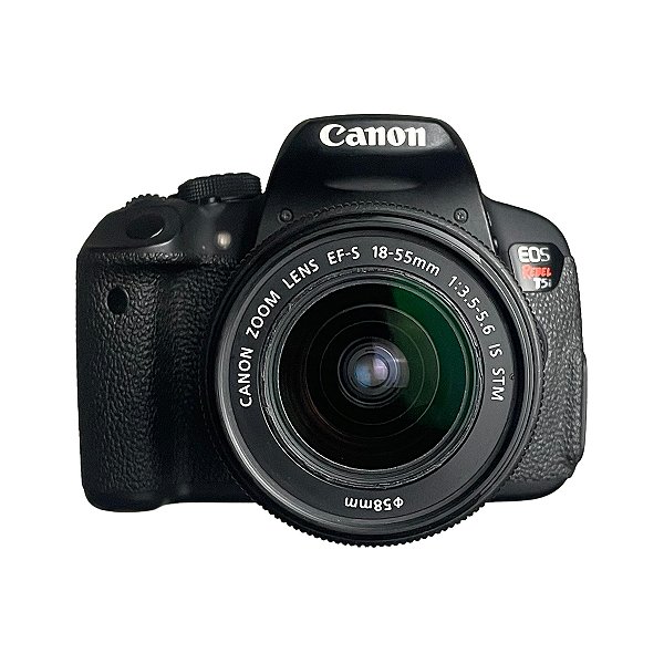 Câmera Canon T5i Ef-s + Lente 18-55mm Seminova